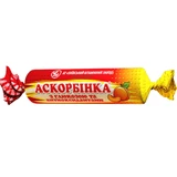 Аскорбінка з глюкозою та антиоксидантами таблетки зі смаком персика таблетки №120 (10*12)