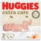 Підгузки Huggies Extra Care 2 (3-6 кг), 58 шт