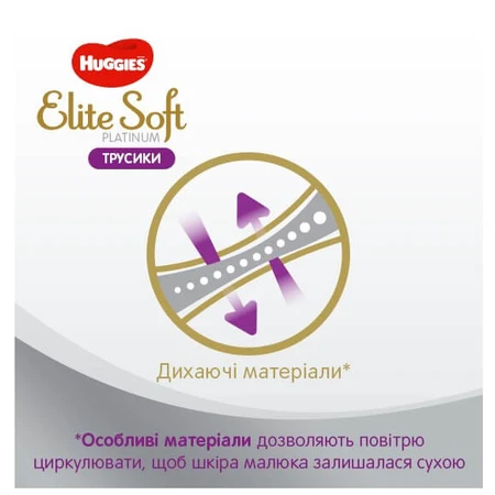 Трусики підгузники Huggies Elite Soft Platinum Mega 4 (9-14 кг), 22 шт: ціни та характеристики