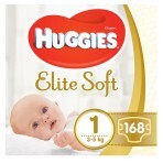 Підгузки Huggies Elite Soft Box 1 (3-5 кг), 168 шт: ціни та характеристики