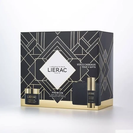 Набор Lierac Premium (крем 50 мл + средство для контура глаз 15 мл + косметичка): цены и характеристики
