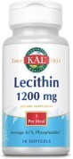 Лецитин, Lecithin, KAL, 1200 мг, 50 гелевых капсул