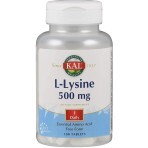 L-лізин, L-Lysine, KAL, 500 мг, 100 таблеток: цены и характеристики