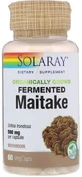 Гриби Майтаке, Fermented Maitake, Solaray, органік, ферментовані, 500 мг, 60 вегетаріанських капсул