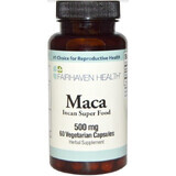 Мака, Maca, Fairhaven Health, 500 мг, 60 вегетаріанських капсул