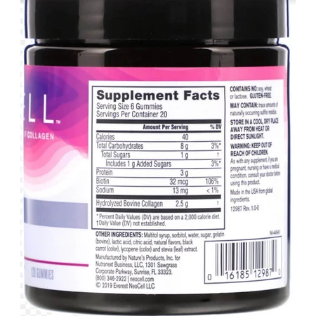 Колаген плюс біотин, Collagen + Biotin, Neocell, 120 жувальних цукерок: ціни та характеристики