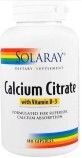 Цитрат кальция + Д3, Calcium Citrate Vitamin D-3, Solaray, 180 капсул