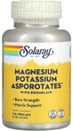 Магний и калий аспартат, Magnesium and Potassium, Solaray, 120 капсул