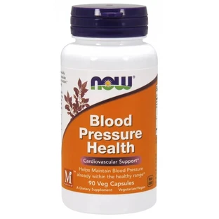 Нормализация давления, Blood Pressure Health, Now Foods, 90 вегетарианских капсул