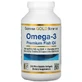 Риб'ячий жир преміум-класу з Омега-3, 180 EPA /120 DHA, Omega-3 Premium Fish Oil, California Gold Nutrition, 240 желатинових капсул