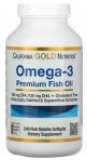 Рыбий жир премиум-класса с Омега-3, 180 EPA /120 DHA, Omega-3 Premium Fish Oil, California Gold Nutrition, 240 желатиновых капсул	
