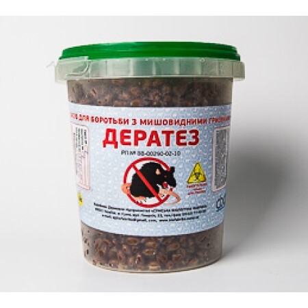 Дератез – средство для борьбы с мышевидными грызунами, 1 кг