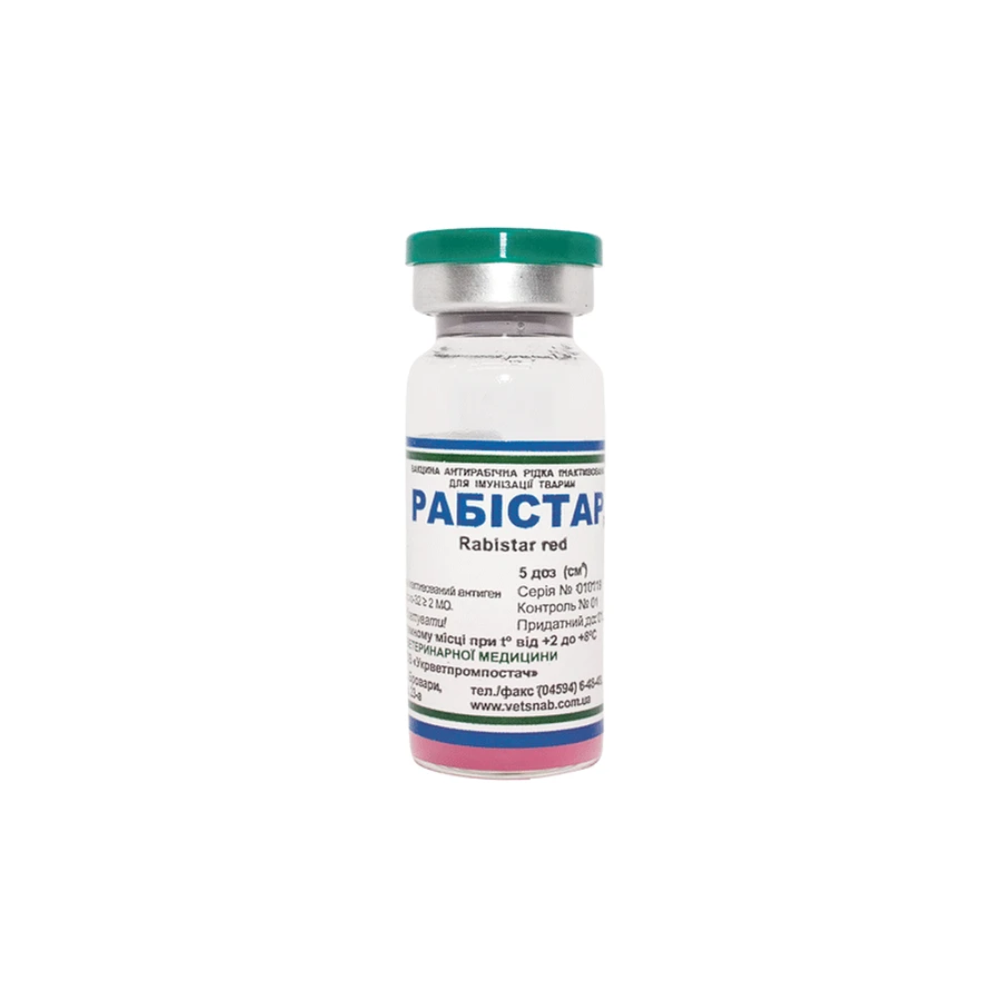 Вакцина антирабическая Рабистар рэд 5 доз: цены и характеристики