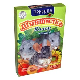 Корм Шиншилка Колор + энзим для шиншилл 500 г