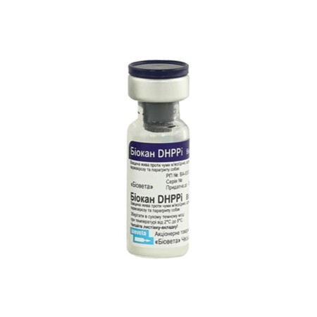 Вакцина Биокан DHPPi 1 доза
