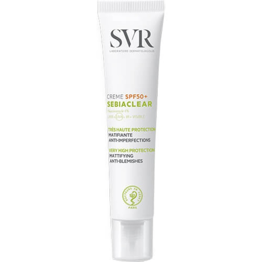 Солнцезащитный крем SVR Sebiaclear SPF 50 Cream, 40 мл: цены и характеристики