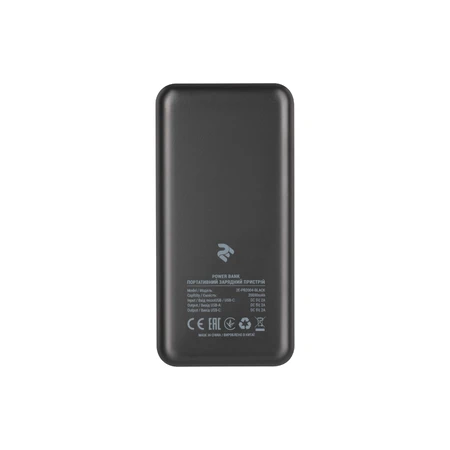 Батарея универсальная 20000mAh, DC 5V, 2.1A, Type-C, MicroUSB, USB-А, black, 2E (Китай): цены и характеристики