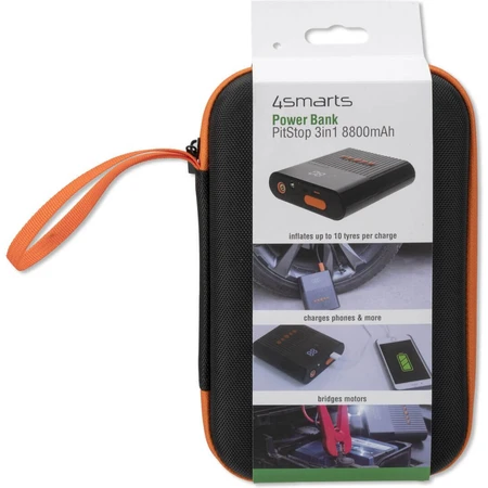 Батарея универсальная 8800mAh Jump Starter PitStop with Compressor and Torch, black, 4smarts, Германия: цены и характеристики