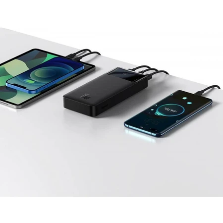 Портативный аккумулятор Bipow Digital Display 15W 20000mAh Black, Baseus, Китай: цены и характеристики