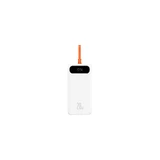 Powerbank Block 20000mAh, PD/20W, QC3.0/USB-C,USB-A,Lightning, white, Baseus Китай