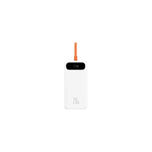 Powerbank Block 20000mAh, PD/20W, QC3.0/USB-C,USB-A,Lightning, white, Baseus Китай