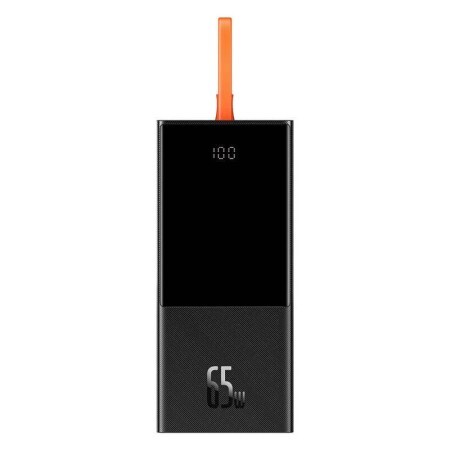Мобильная батарея 20000mAh, PD/65W, QC/3.0, USB-C, 2*USB-A, Baseus, Китай