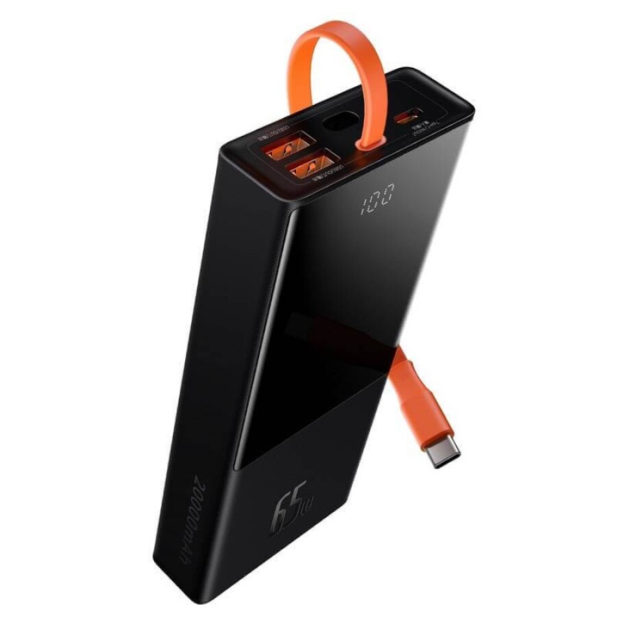 Мобильная батарея 20000mAh, PD/65W, QC/3.0, USB-C, 2*USB-A, Baseus, Китай: цены и характеристики