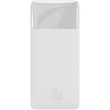Универсальная мобильная батарея Bipow 10000mAh, PD/18W, QC/3.0, USB-C, 2*USB-A, white, Baseus, Китай