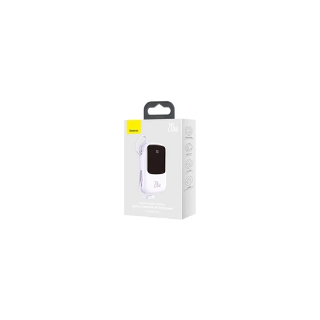 Батарея универсальная Q Pow 20000mAh PD/3.0/15W, QC/3.0/20W, + iP cable 20W, violet, Baseus, Китай: цены и характеристики