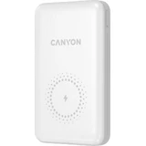 Внешний аккумулятор PB-1001 10000mAh, PD/18W, QC/3.0 +10W Magnet wireless charger, white, Canyon, США