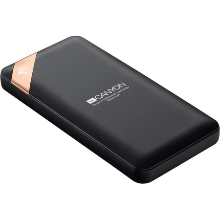 Портативний акумулятор PB-102 10000mAh, Input 5V/2A, Output 5V/2.1A(Max), Black, Canyon, США: ціни та характеристики