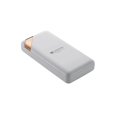 Портативний аккумулятор 20000mAh, Inp. 5V/2A, Output 5V/2.1A(Max), White, Canyon, США: ціни та характеристики