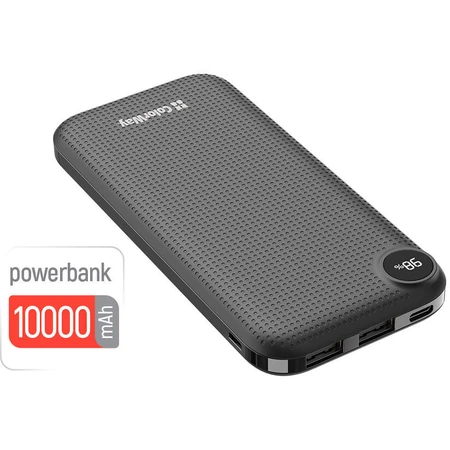 Батарея універсальна 10 000 mAh LCD (USB QC3.0 + USB-C Power Delivery 22.5W) Black, ColorWay, Китай: ціни та характеристики