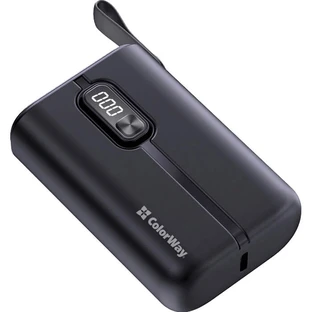 Батарея універсальна 10 000 mAh Full power (USB QC3.0 + USB-C Power Delivery 22.5, ColorWay, Китай