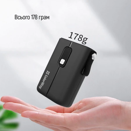 Батарея універсальна 10 000 mAh Full power (USB QC3.0 + USB-C Power Delivery 22.5, ColorWay, Китай: ціни та характеристики