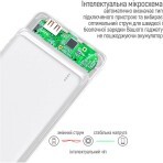 Батарея універсальна 10 000 mAh Slim (USB QC3.0 + USB-C Power Delivery 18W) White, ColorWay, Китай: ціни та характеристики