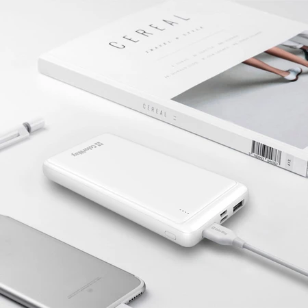 Батарея універсальна 10 000 mAh Slim (USB QC3.0 + USB-C Power Delivery 18W) White, ColorWay, Китай: ціни та характеристики