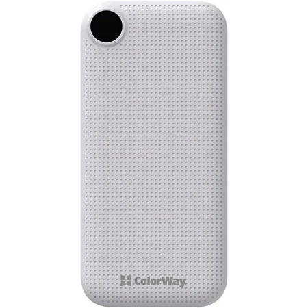Батарея універсальна 10 000 mAh Slim, LCD, White, ColorWay, Китай: ціни та характеристики