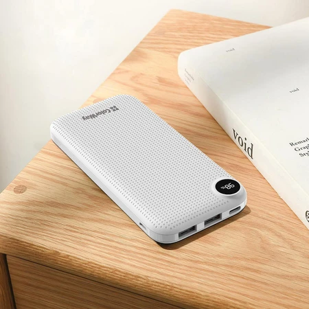 Батарея універсальна 10 000 mAh Slim, LCD, White, ColorWay, Китай: ціни та характеристики