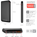 Батарея універсальна 10 000 mAh Soft touch (USB QC3.0 + USB-C Power Delivery 18W), ColorWay, Китай: ціни та характеристики