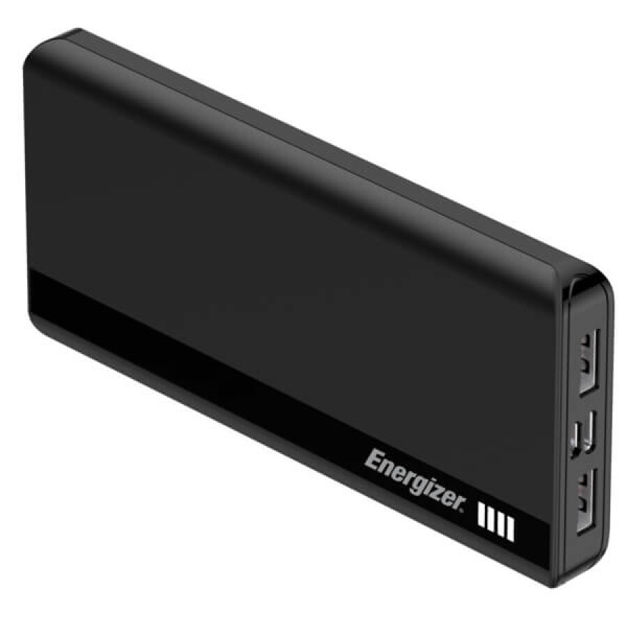 Батарея універсальна 10000 mAh, Li-pol, Type-C*1, USB-A*2, black, Energizer SA, Швейцарія: ціни та характеристики