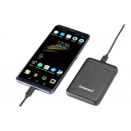 Батарея універсальна XS10000 10000mAh microUSB, USB-A, USB Type-C, Black, Intenso, Китай: ціни та характеристики