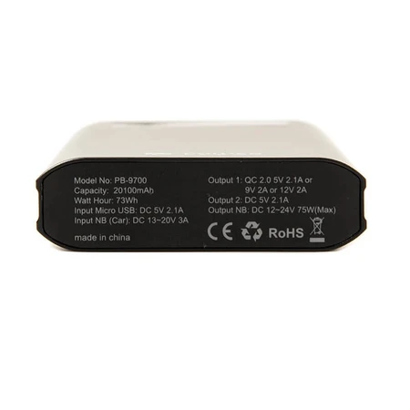 Батарея универсальная PB-9700 20100mAh, PowerPlant, Китай: цены и характеристики