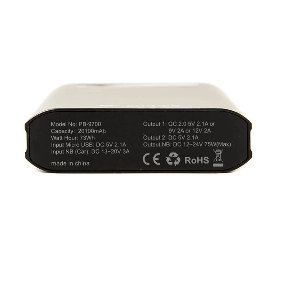 Батарея универсальная PB-9700 20100mAh, PowerPlant, Китай: цены и характеристики