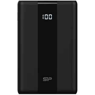 Батарея универсальная QP55 10000mAh, PD, QC, Input(Lightning/Type-C), Output(Type-C/USB-A), Black, Silicon Power, Тайвань