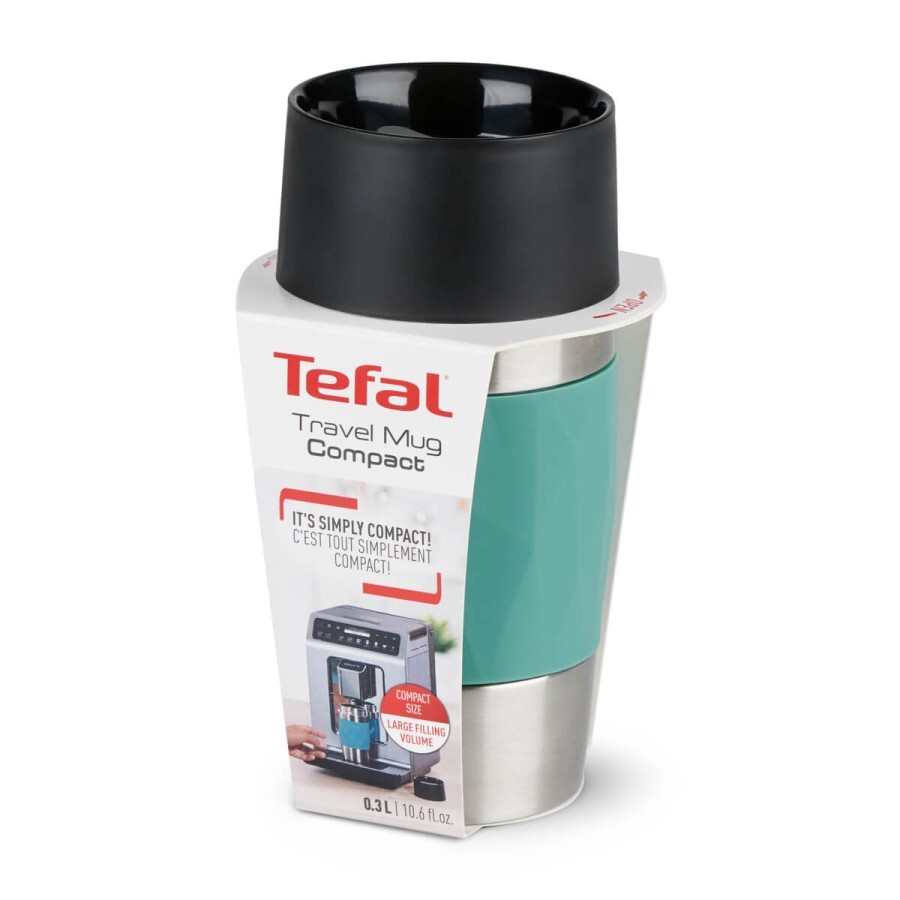 Термостакан Compact Mug 300 ml Green, Tefal, Франція: цены и характеристики