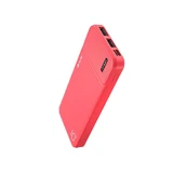 Батарея универсальная 10000 mAh, USB Type-C/Micro USB, 2*USB 5V/2.1A, red, Tracer, Китай