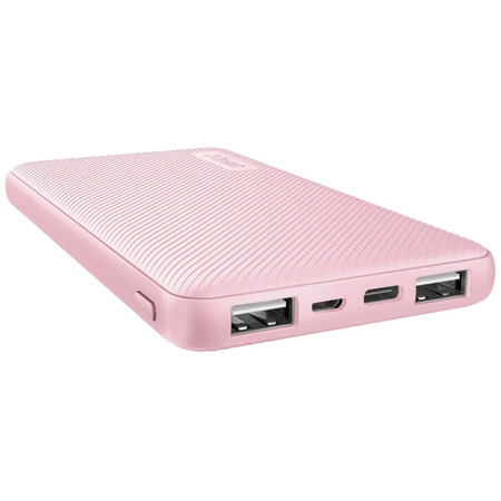 Батарея универсальная Primo 10000 mAh Pink, Trust, Китай: цены и характеристики