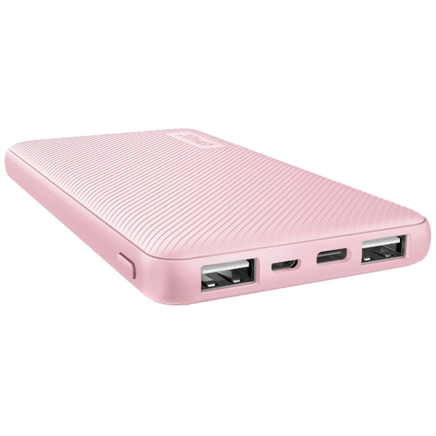 Батарея универсальная Primo 10000 mAh Pink, Trust, Китай: цены и характеристики