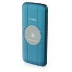 БАТАРЕЯ УНІВЕРСАЛЬНА 10000 mAh Wireless QC3.0 PD soft touch blue: ціни та характеристики